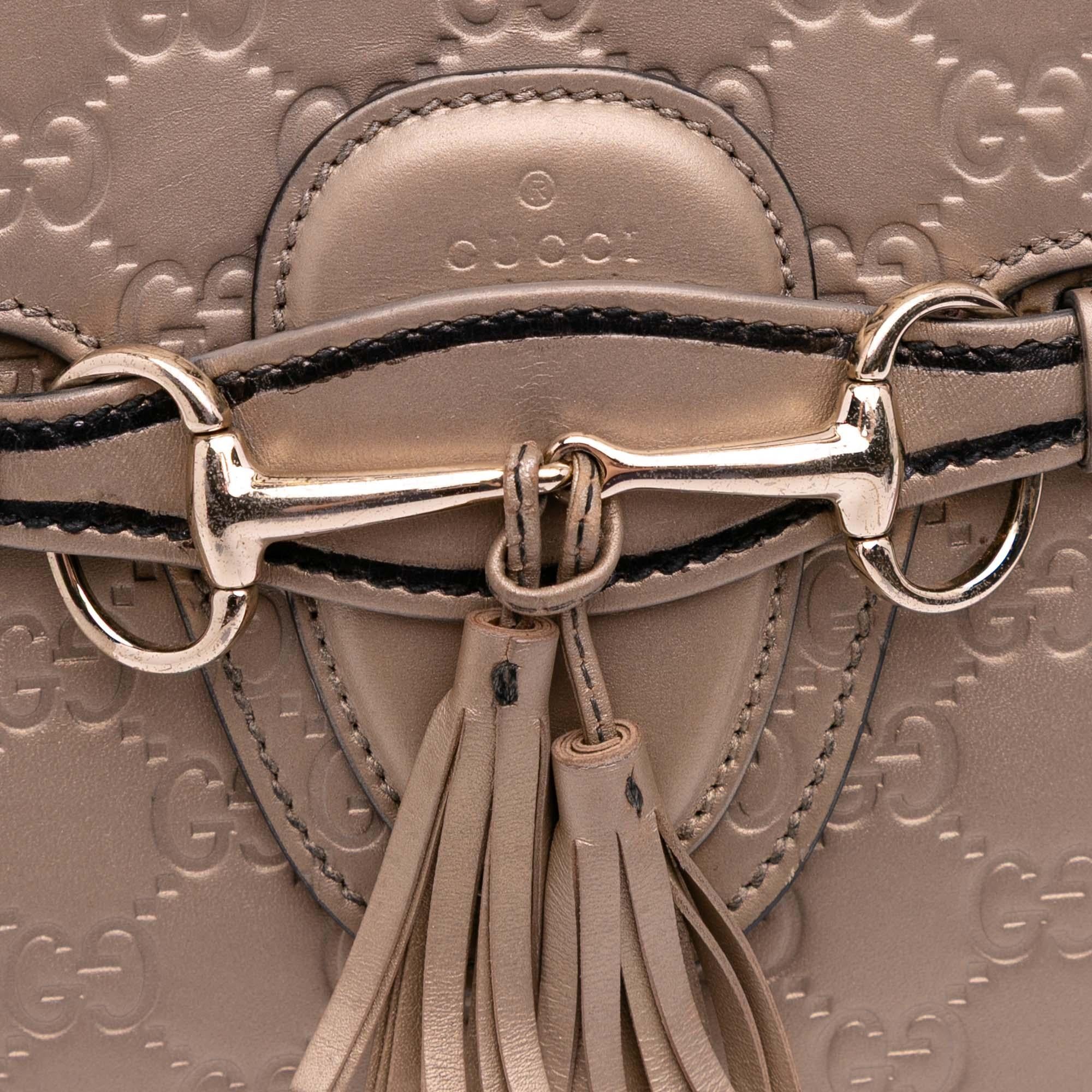 Gucci Large Guccissima Emily Shoulder Bag