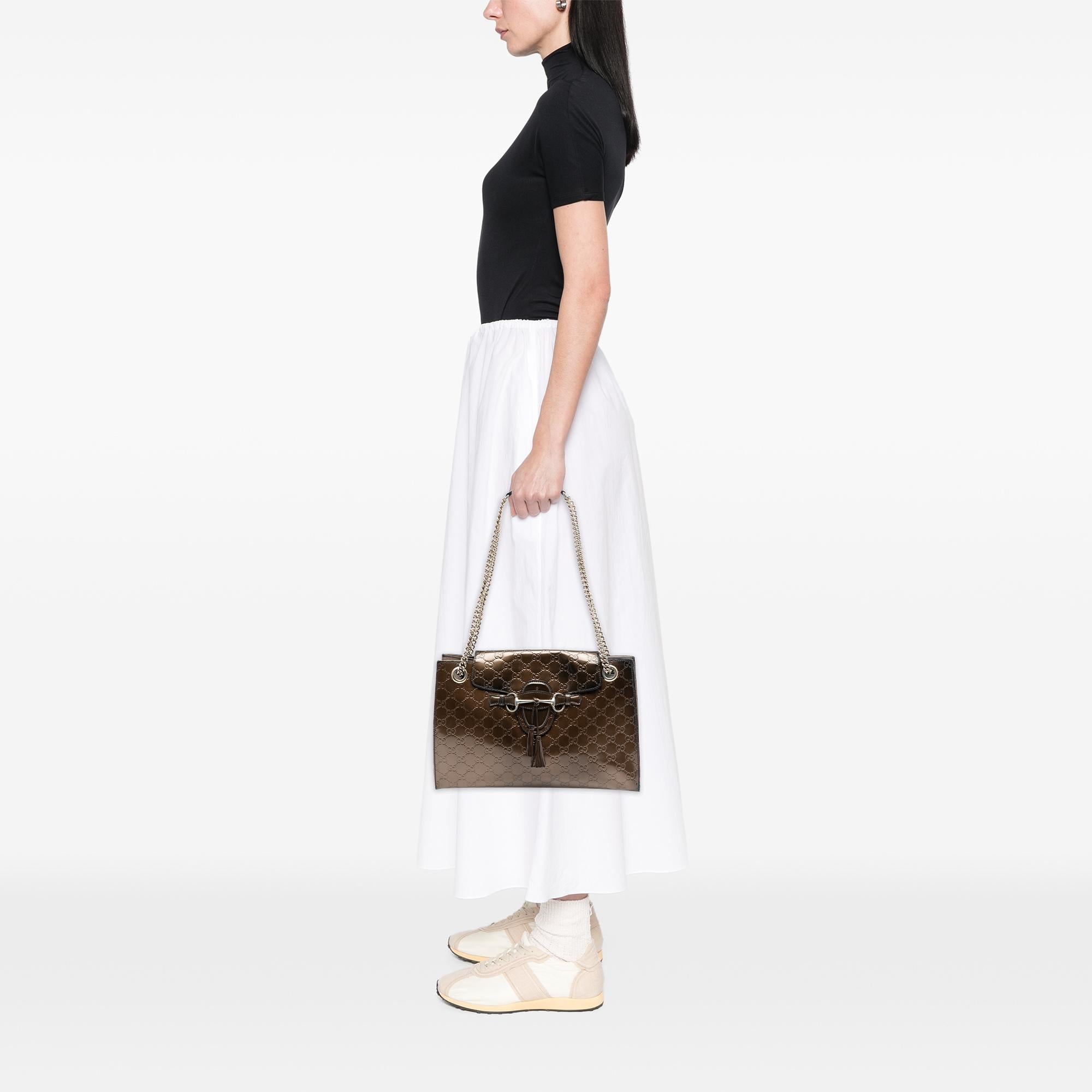 Gucci Large Guccissima Emily Shoulder Bag