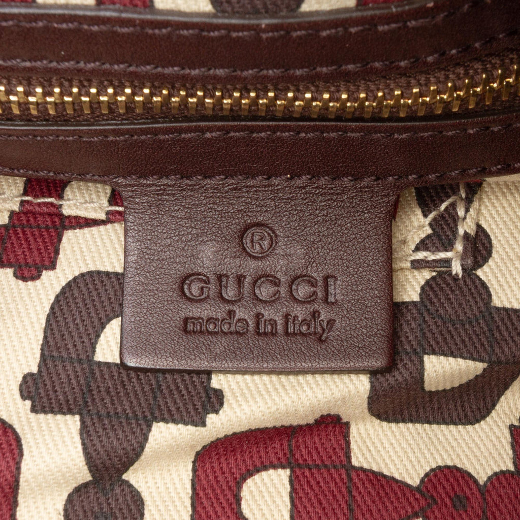 Gucci Large Guccissima Hysteria Satchel