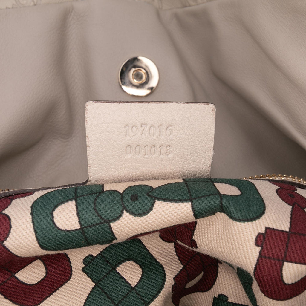 Gucci Large Guccissima Hysteria Satchel
