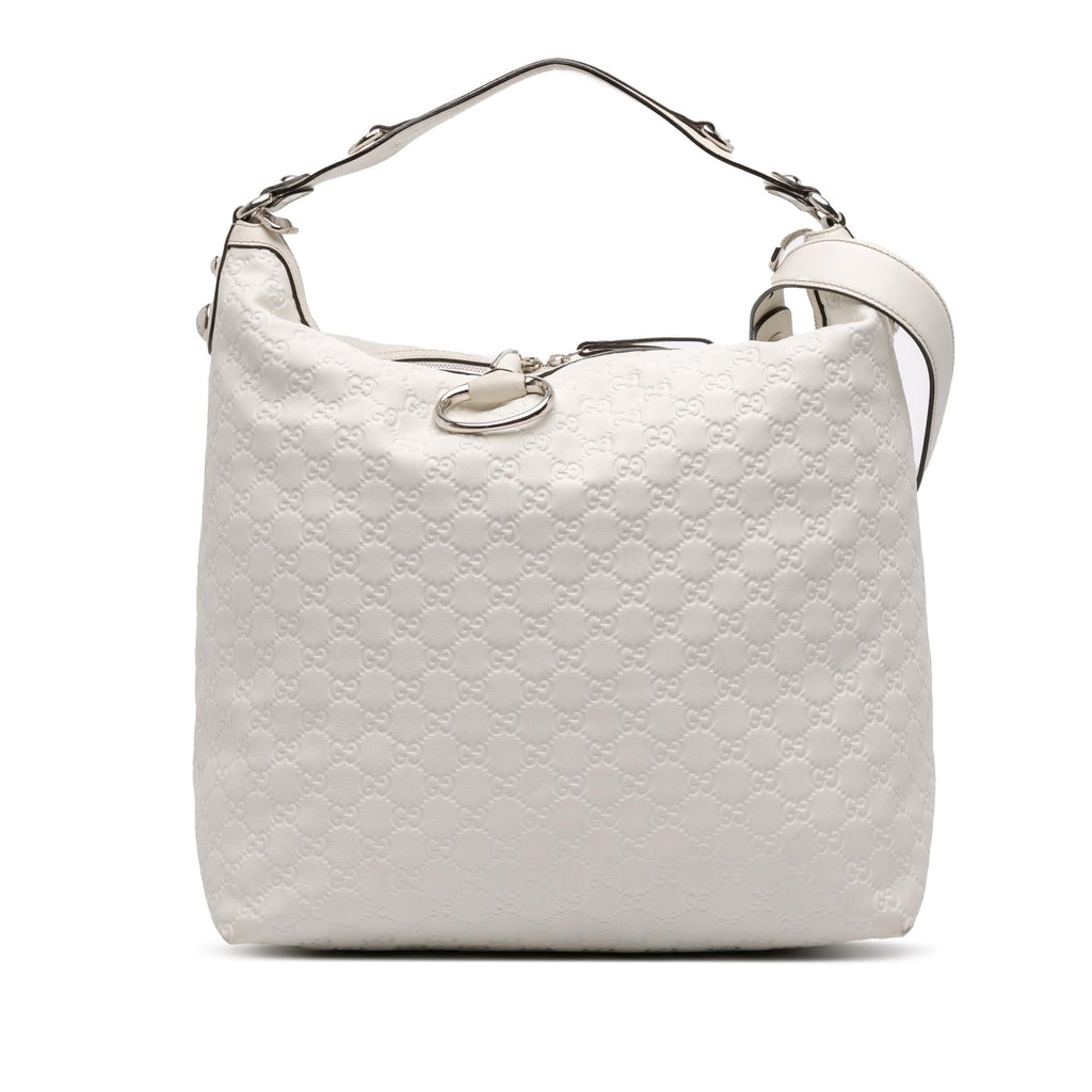 Gucci Large Guccissima Icon Bit Hobo