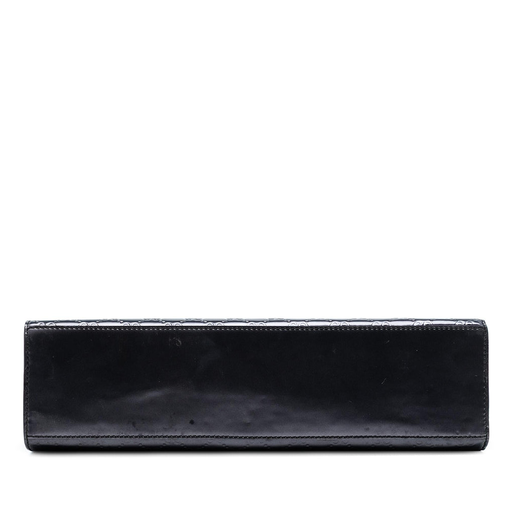 Gucci Large Guccissima Patent Emily Shoulder Bag