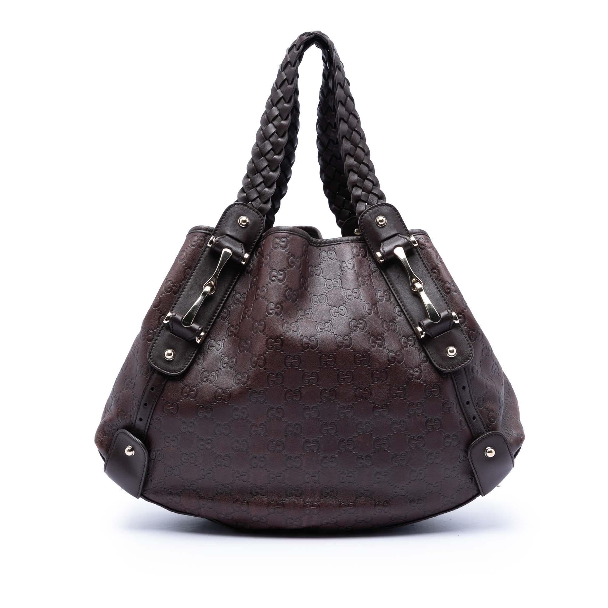 Gucci Large Guccissima Pelham Shoulder Bag