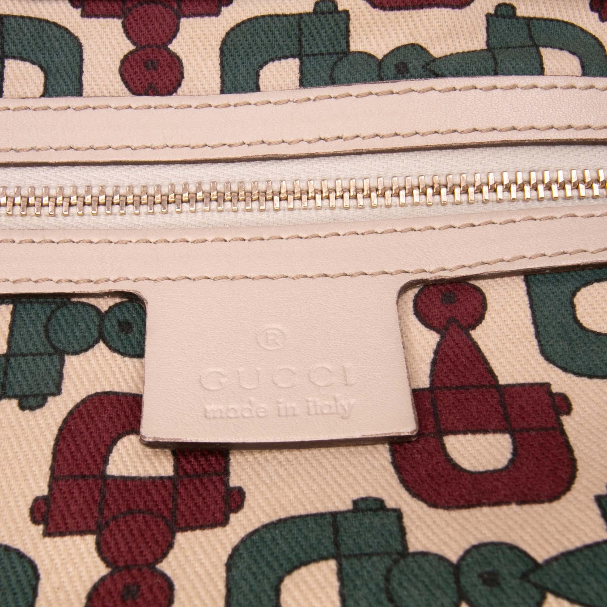 Gucci Large Guccissima Positano Scarf Tote