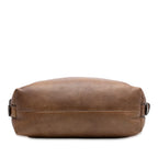 Gucci Large Leather Bamboo Bar Tote