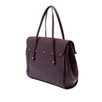 Gucci Large Leather Bamboo Bullet Tote