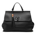 Gucci Large Leather Bamboo Daily Satchel