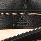 Gucci Large Leather Bamboo Daily Satchel
