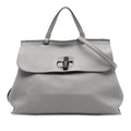 Gucci Large Leather Bamboo Daily Satchel