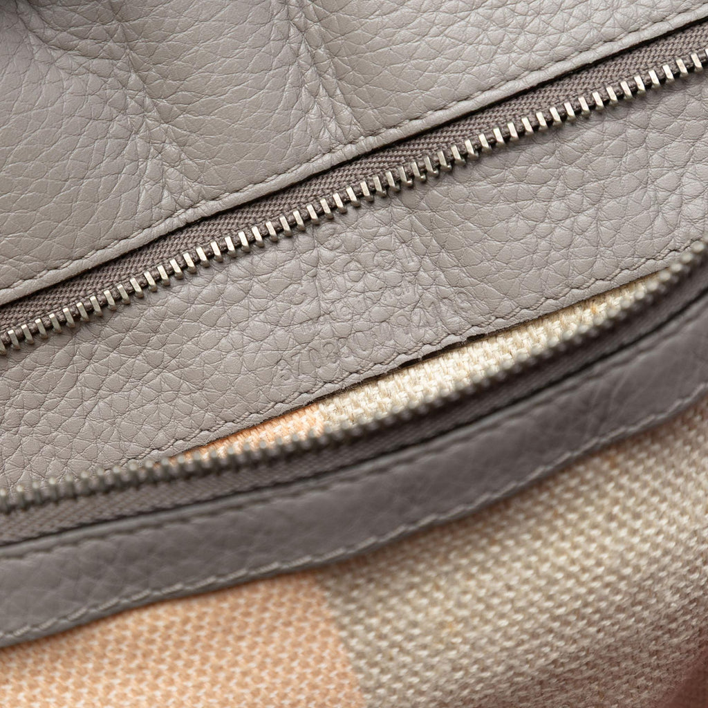 Gucci Large Leather Bamboo Daily Satchel