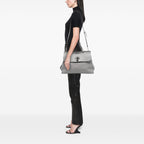 Gucci Large Leather Bamboo Daily Satchel