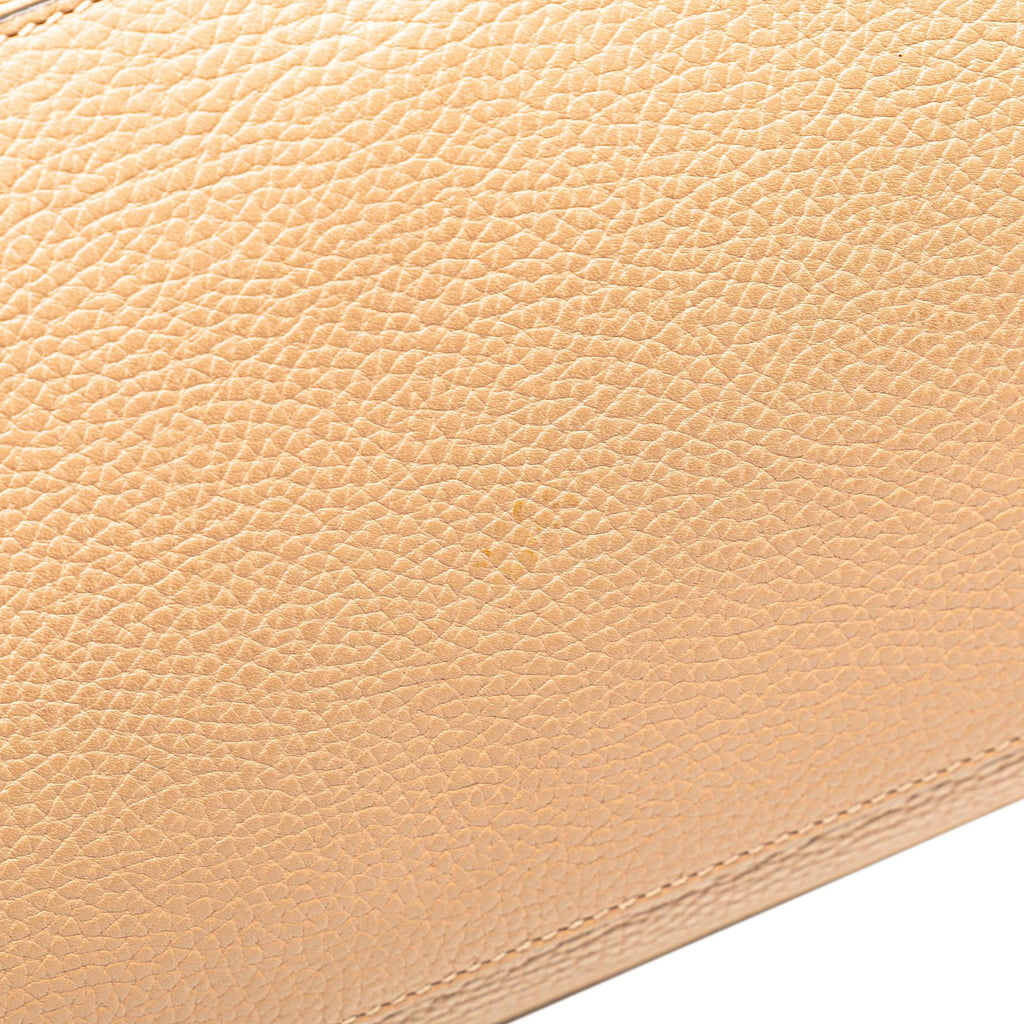 Gucci Large Leather Bamboo Daily Satchel