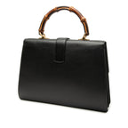 Gucci Large Leather Bamboo Dionysus Web Satchel