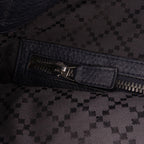 Gucci Large Leather Bamboo Double Pocket Messenger Bag