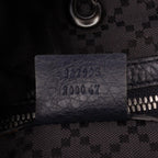 Gucci Large Leather Bamboo Double Pocket Messenger Bag