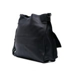 Gucci Large Leather Bamboo Double Pocket Messenger Bag