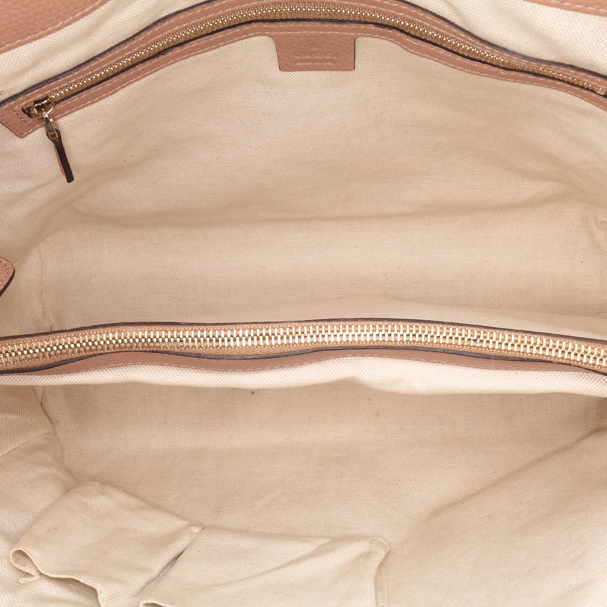 Gucci Large Leather Bella Tote