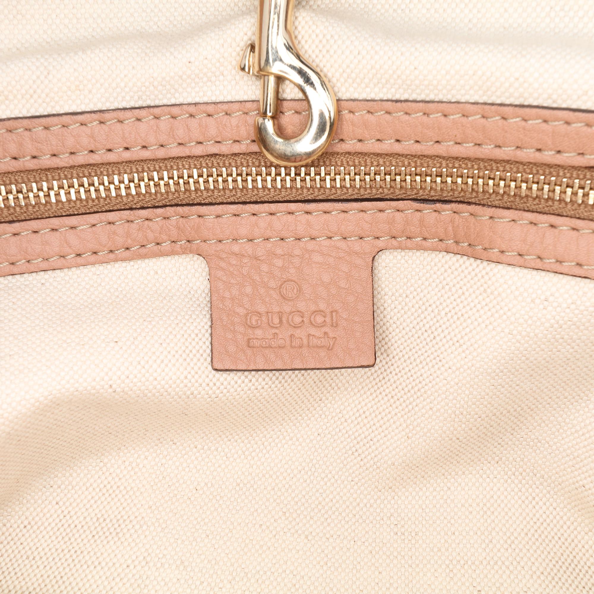 Gucci Large Leather Bella Tote