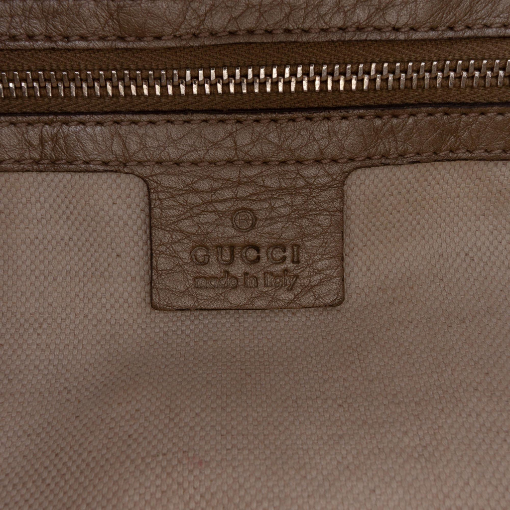 Gucci Large Leather Bella Tote