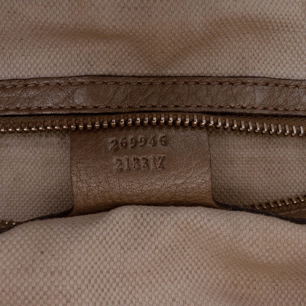 Gucci Large Leather Bella Tote
