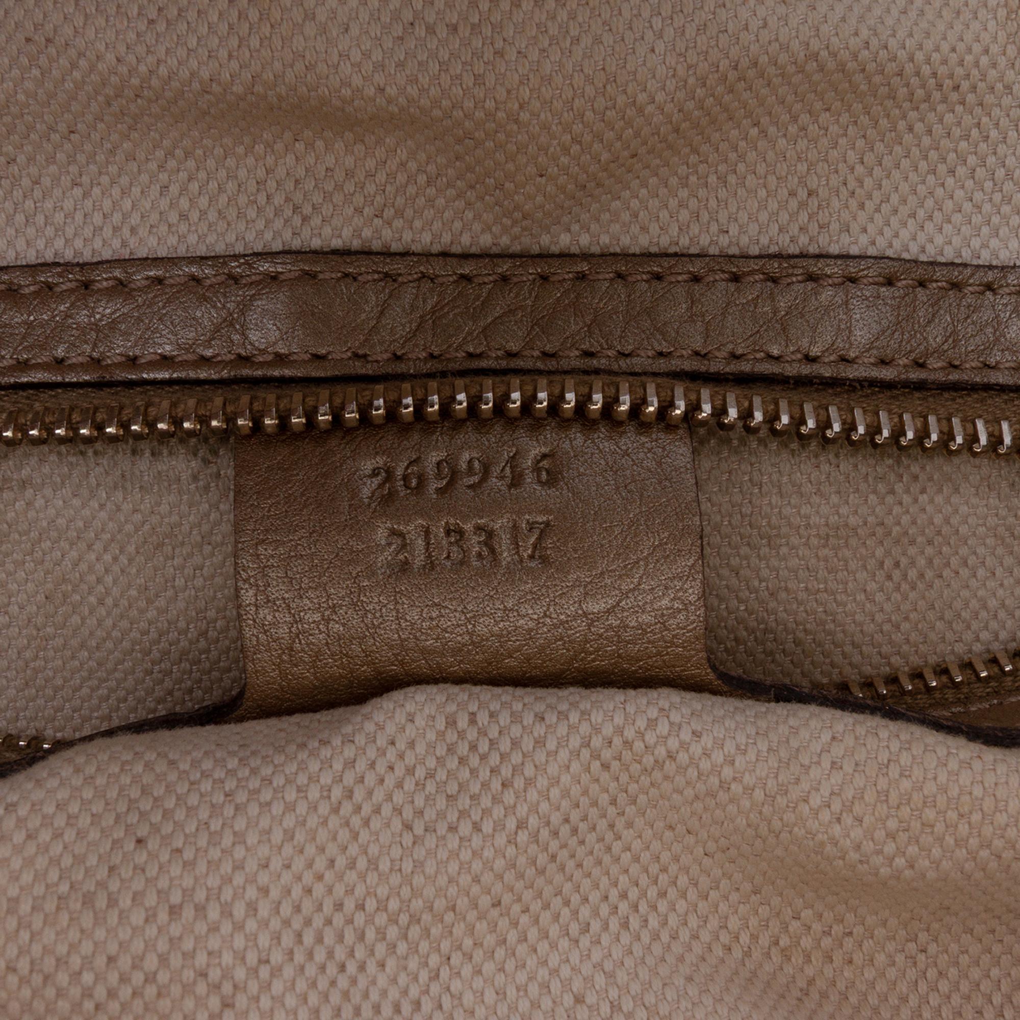 Gucci Large Leather Bella Tote