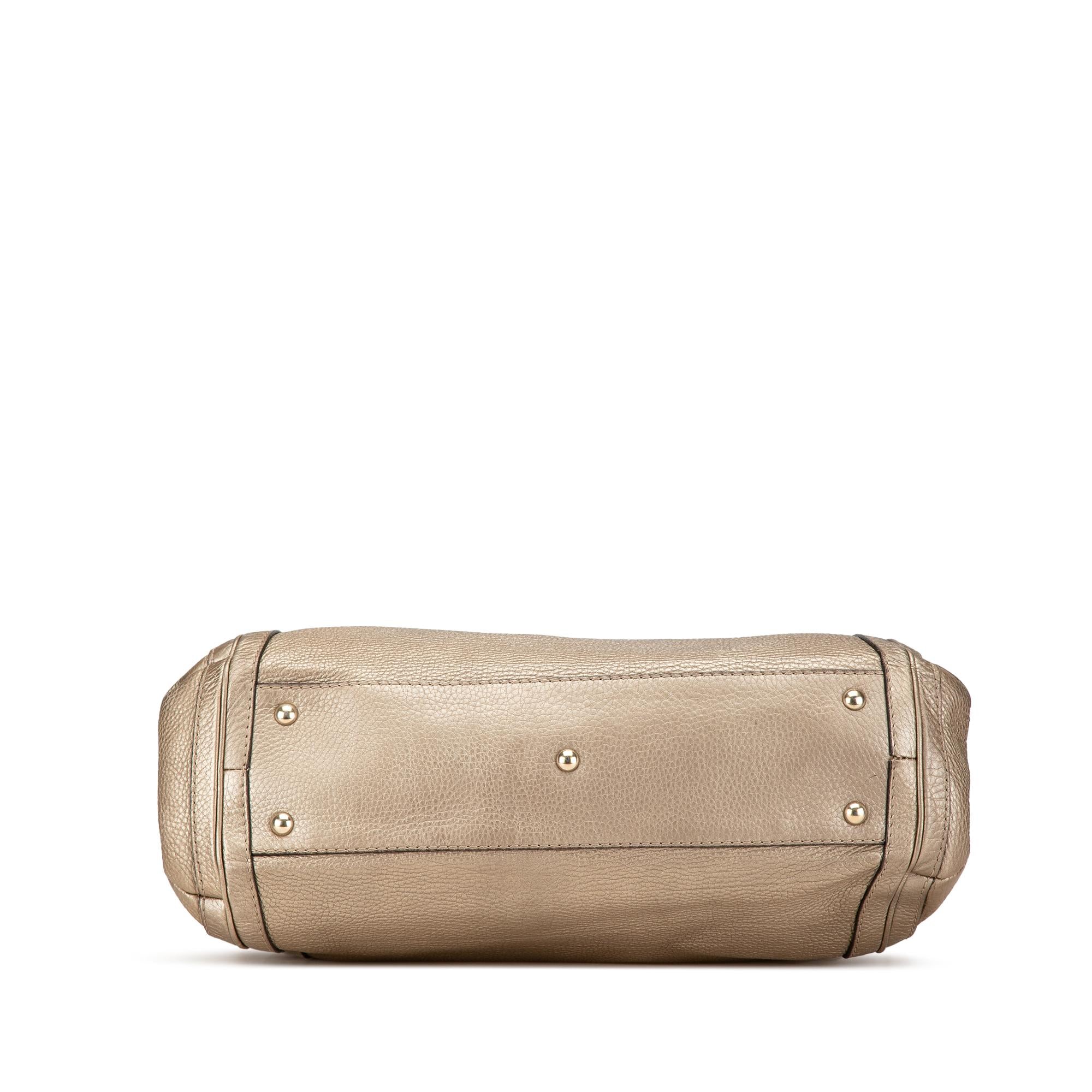 Gucci Large Leather Bella Tote