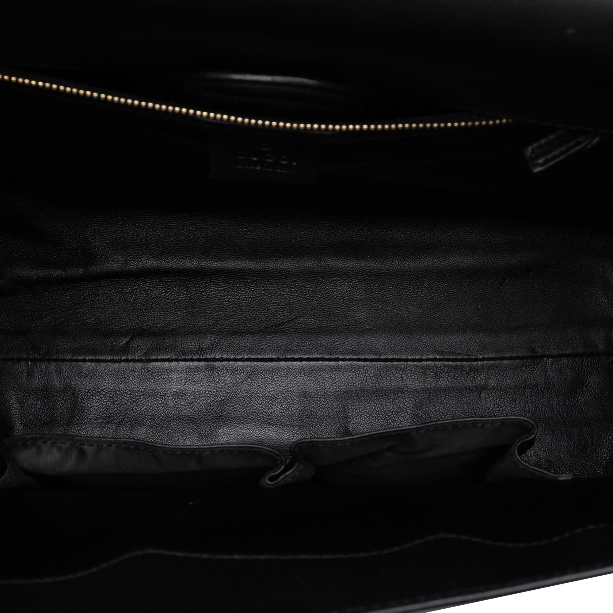 Gucci Large Leather Emily Shoulder Bag