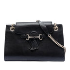 Gucci Large Leather Emily Shoulder Bag