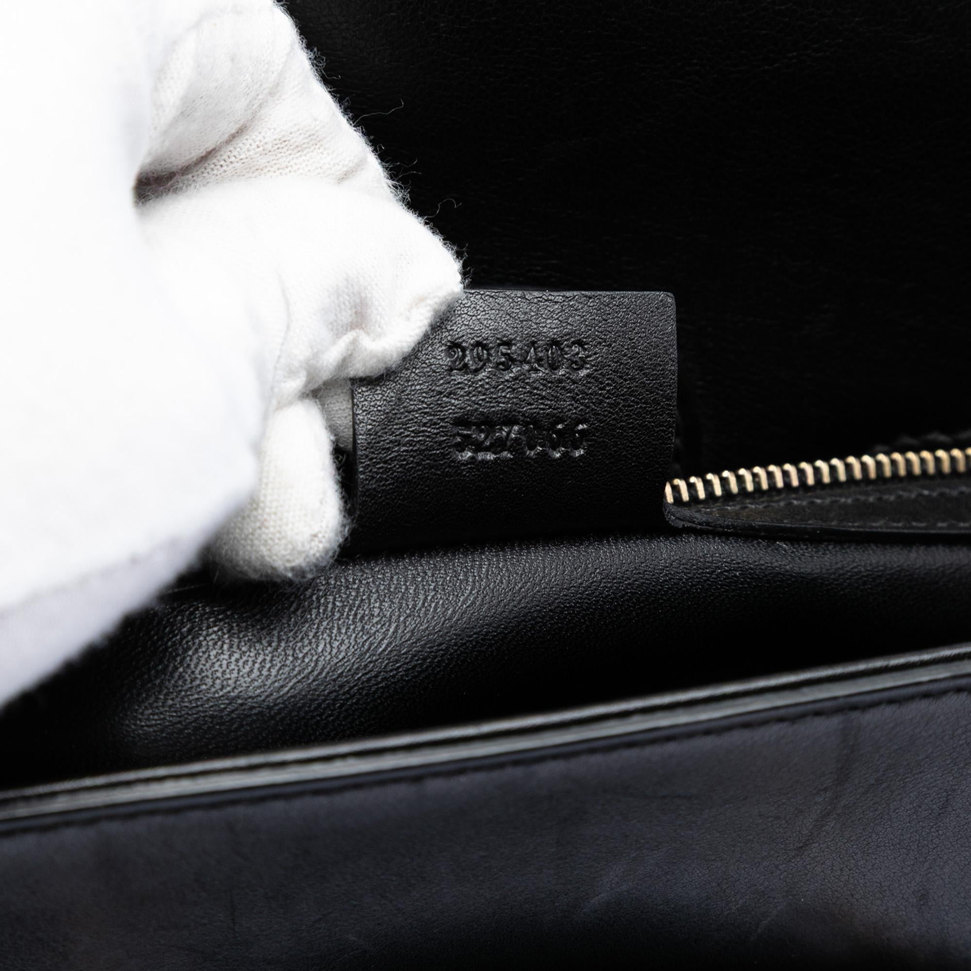 Gucci Large Leather Emily Shoulder Bag
