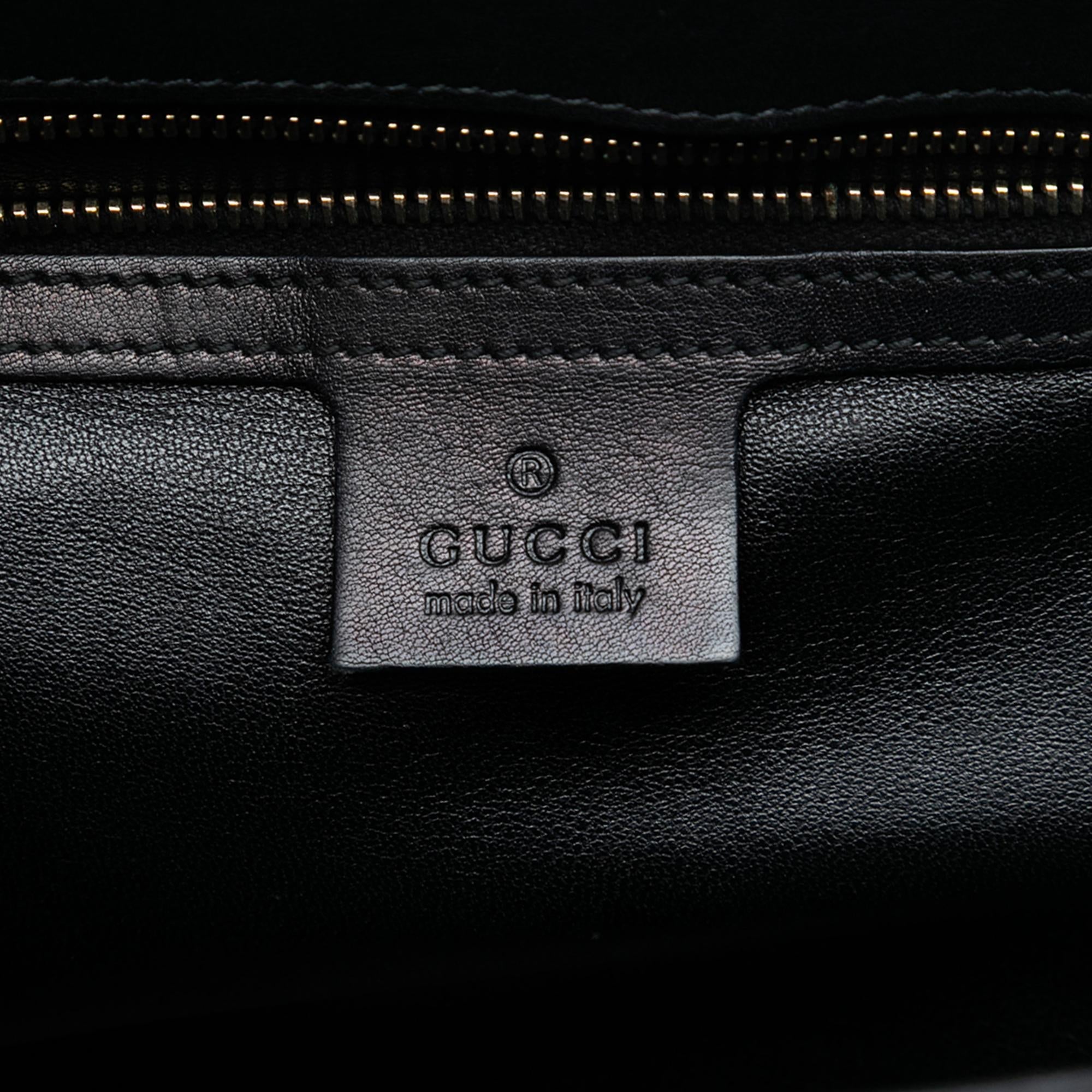 Gucci Large Leather Emily Shoulder Bag