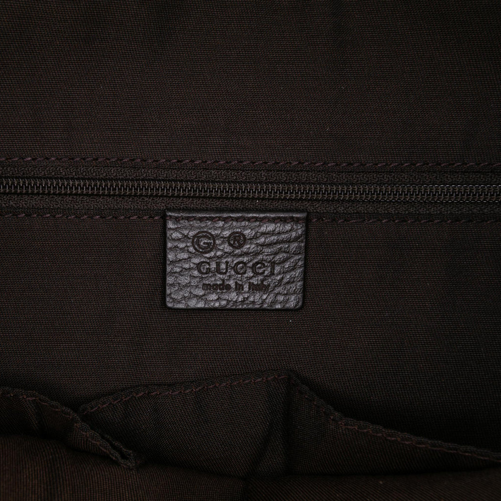 Gucci Large Leather GG Charm Dome Satchel