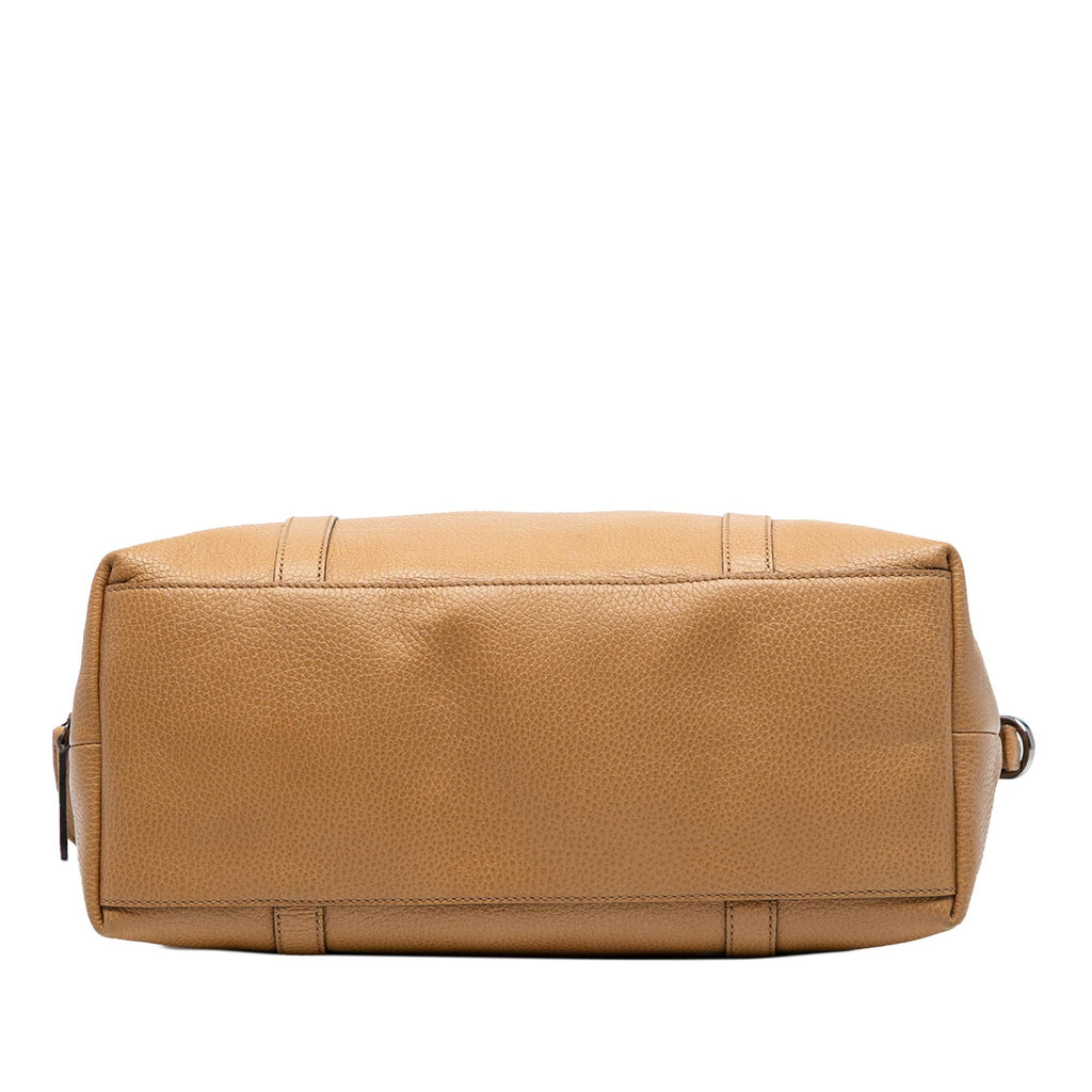 Gucci Large Leather GG Charm Dome Satchel