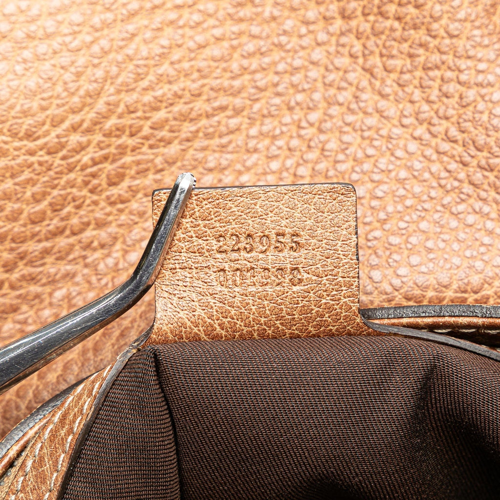 Gucci Large Leather New Pelham Satchel