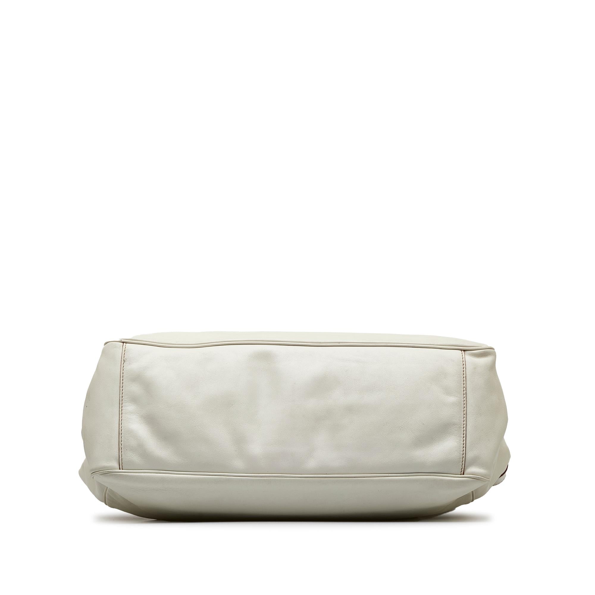 Gucci Large Leather Positano Scarf Tote (SHG-EgnKIT)