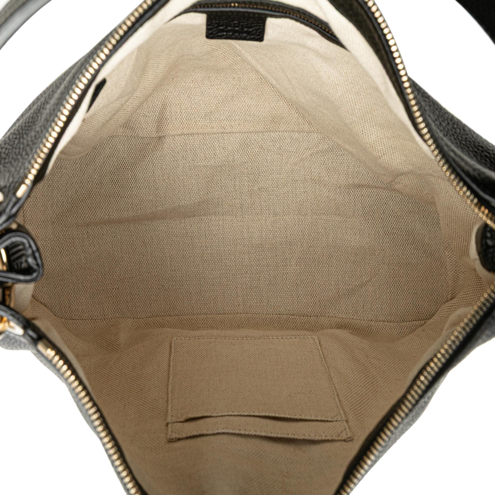 Gucci Large Leather Soho Convertible Hobo