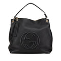 Gucci Large Leather Soho Convertible Hobo