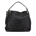 Gucci Large Leather Soho Convertible Hobo