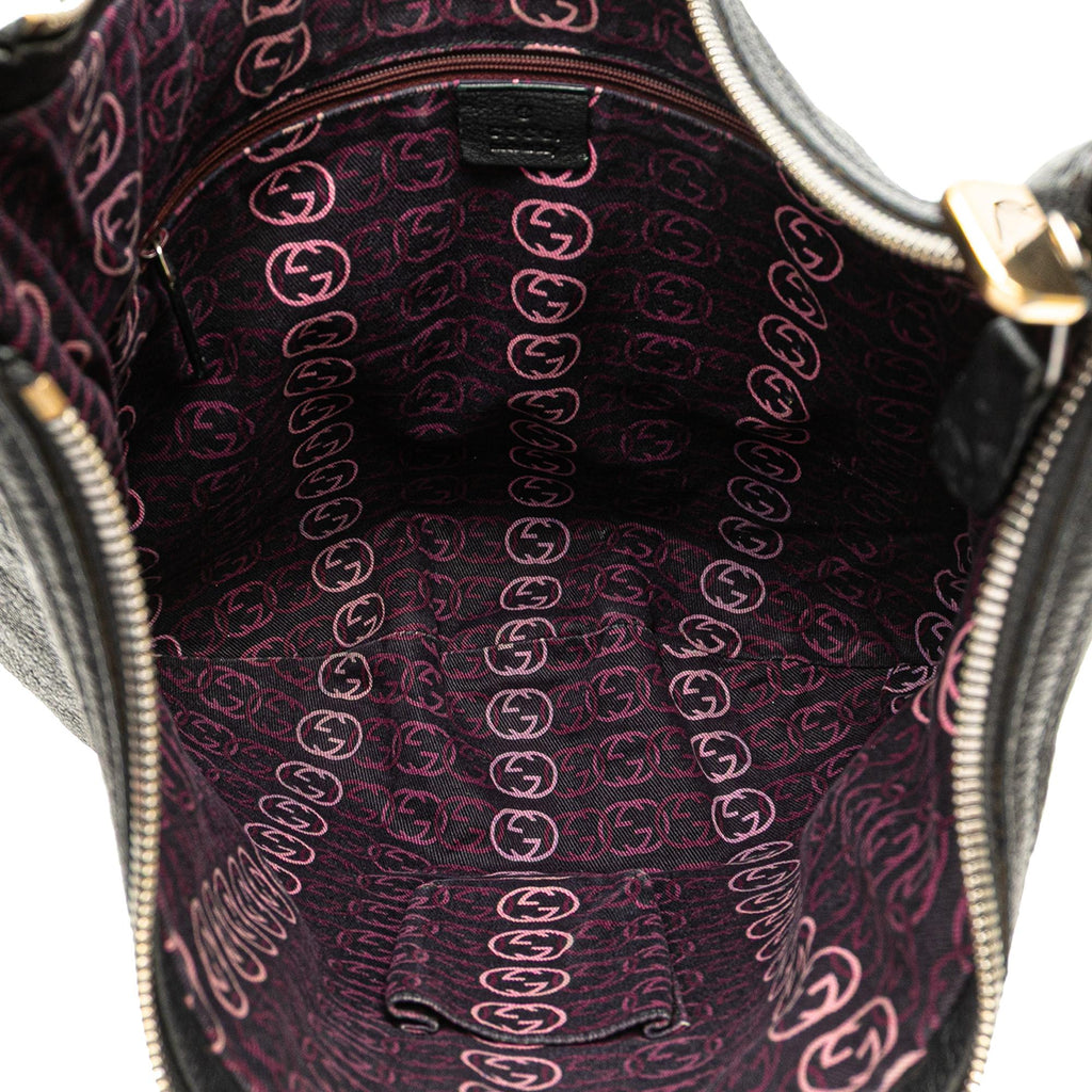 Gucci Large Leather Web Princy Hobo