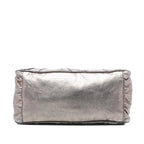 Gucci Large Metallic Leather Hysteria Satchel