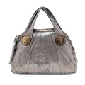 Gucci Large Metallic Leather Hysteria Satchel