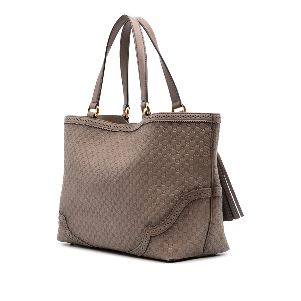 Gucci Large Microguccissima Brogue Duilio Tote