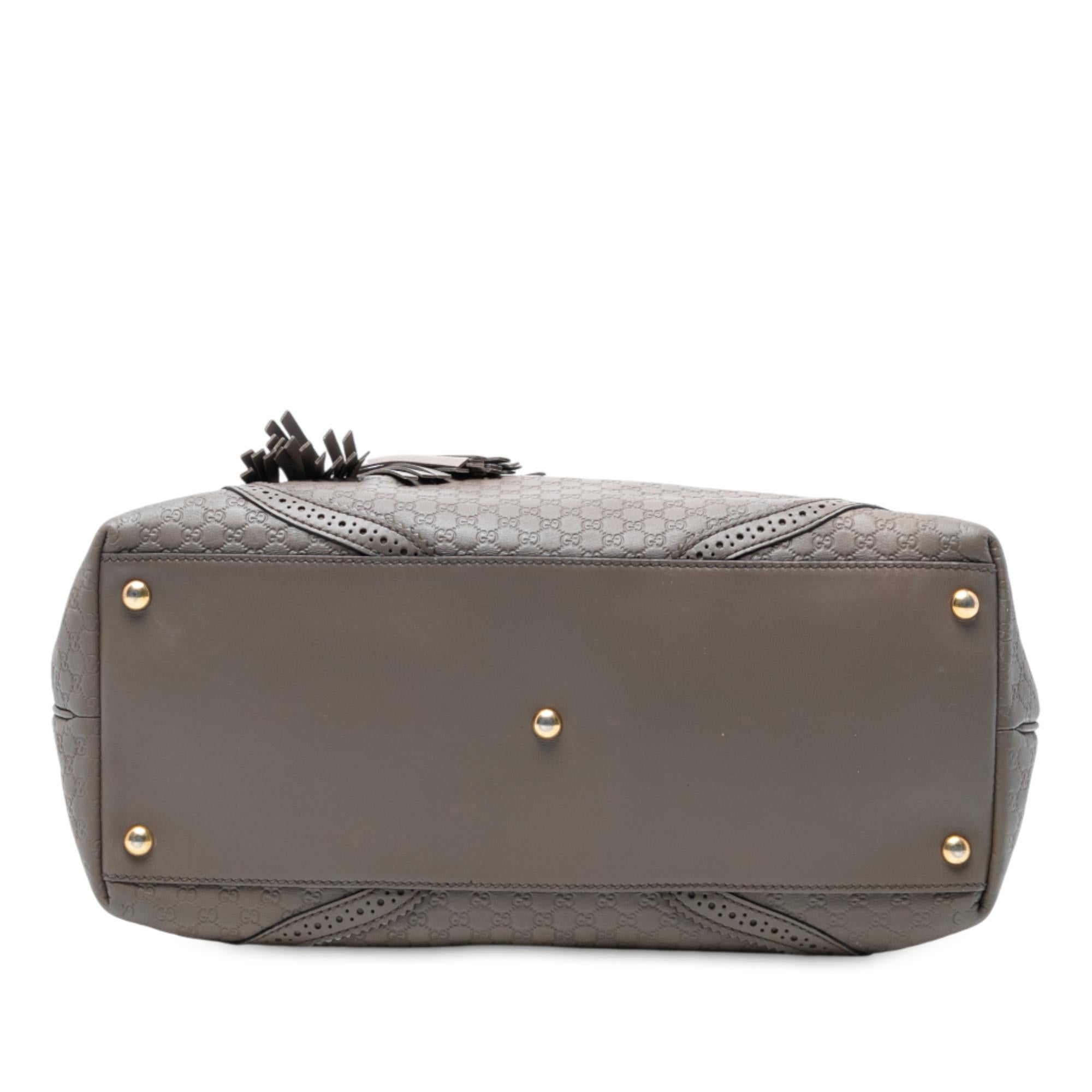 Gucci Large Microguccissima Brogue Duilio Tote
