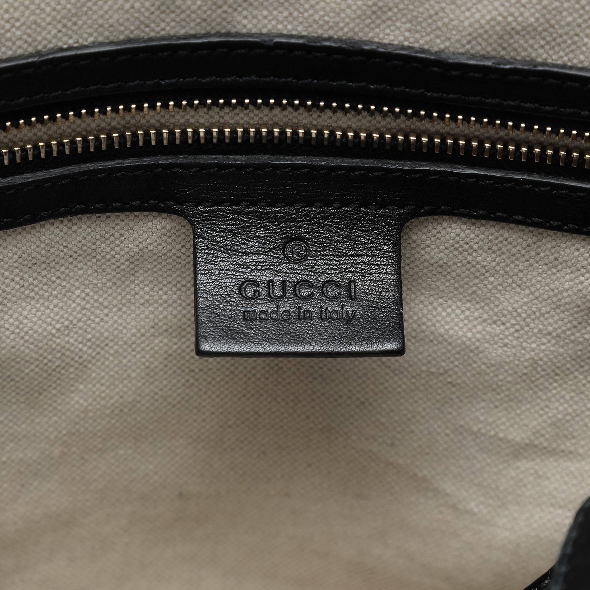 Gucci Large Microguccissima Patent Dome Satchel