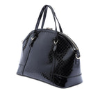 Gucci Large Microguccissima Patent Dome Satchel
