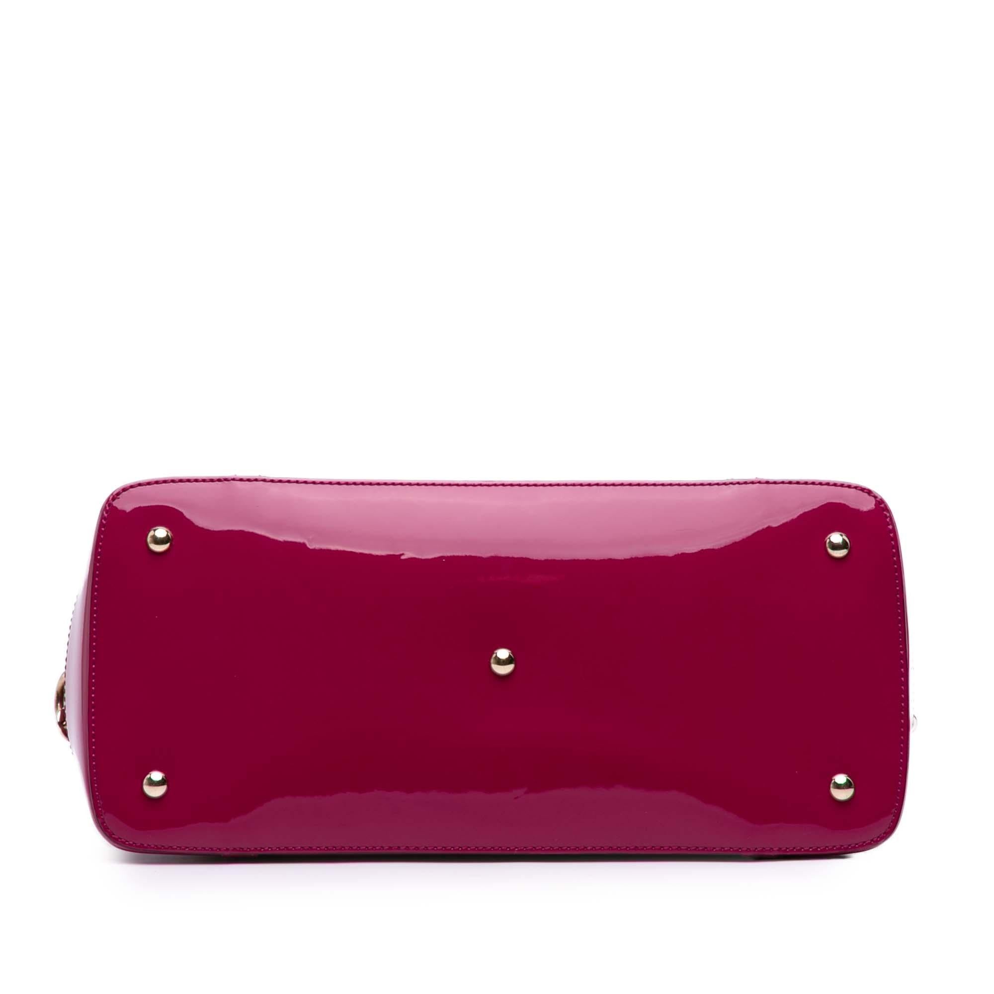 Gucci Large Microguccissima Patent Nice Dome Satchel