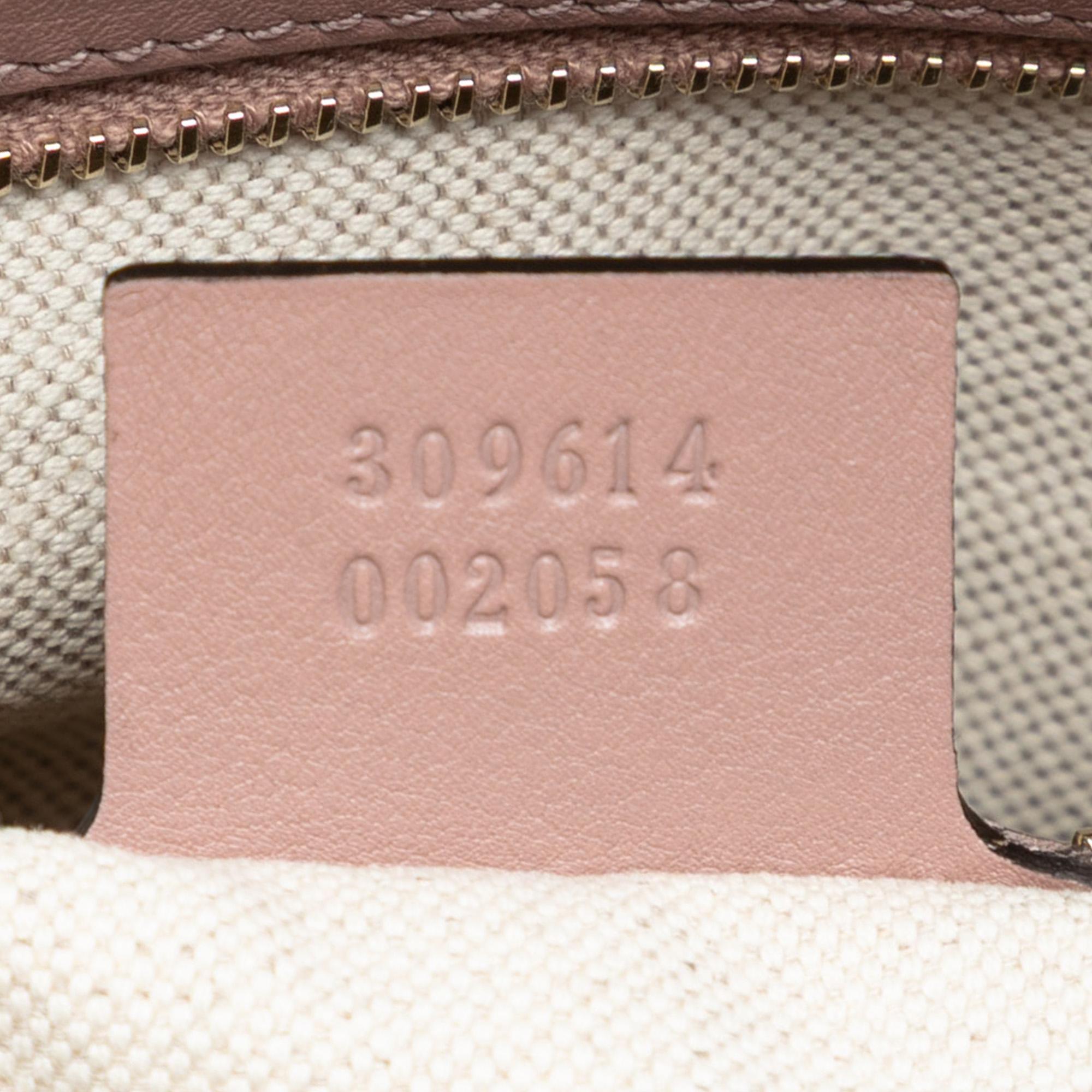 Gucci Large Microguccissima Patent Nice Dome Satchel