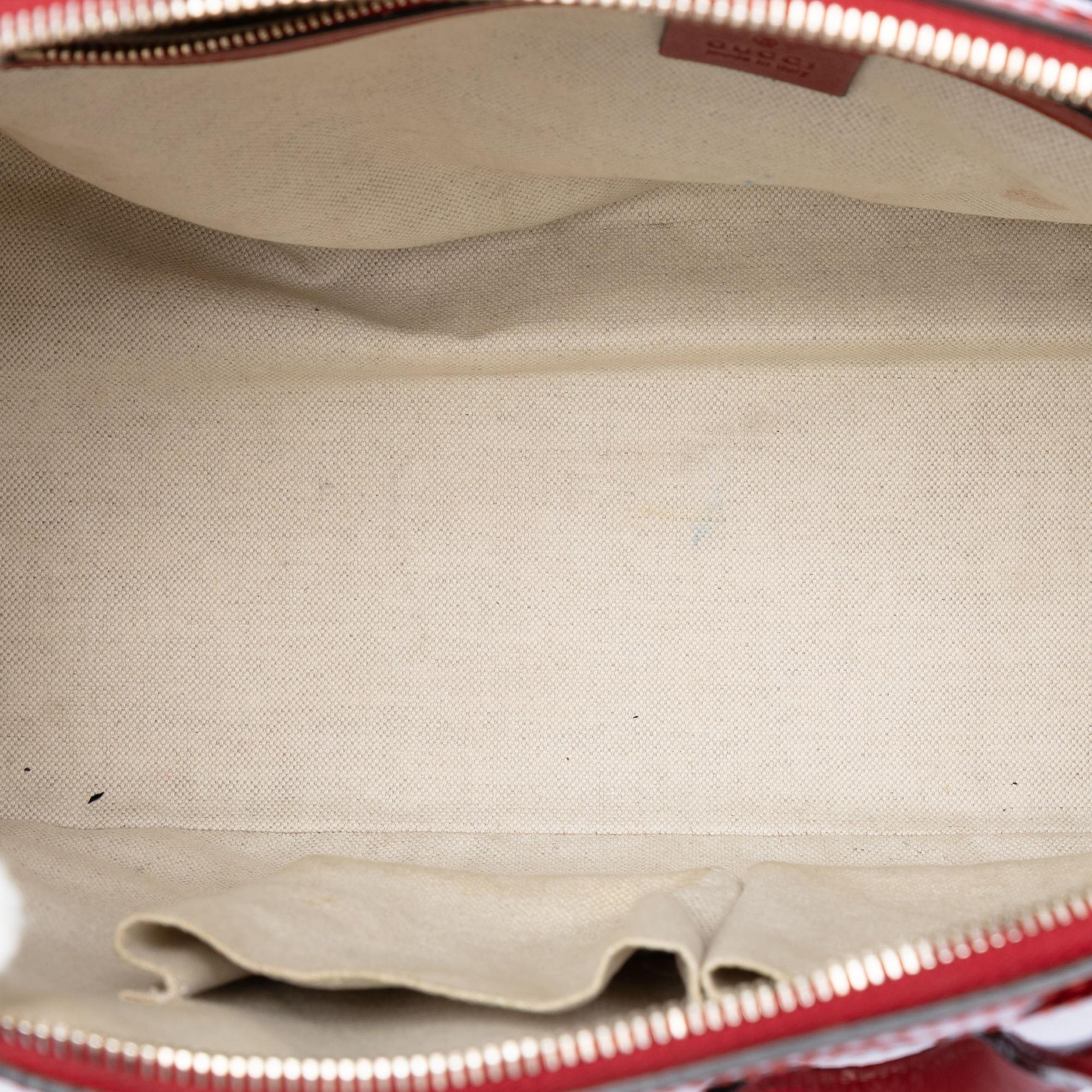 Gucci Large Microguccissima Patent Nice Dome Satchel