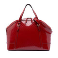 Gucci Large Microguccissima Patent Nice Dome Satchel
