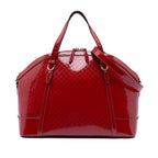Gucci Large Microguccissima Patent Nice Dome Satchel