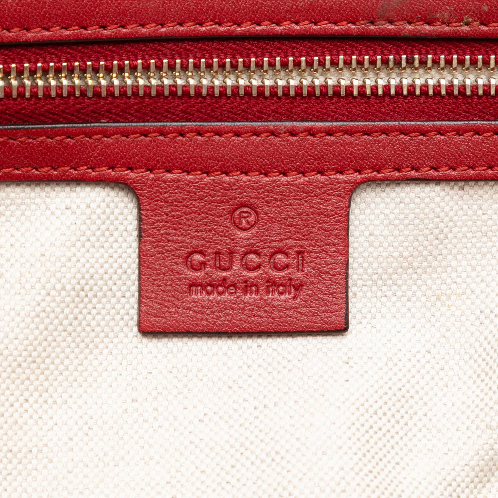 Gucci Large Microguccissima Patent Nice Dome Satchel